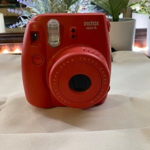 polaroid camera with some film left in it